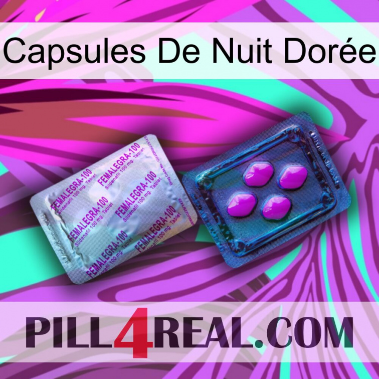 Capsules De Nuit Dorée 37